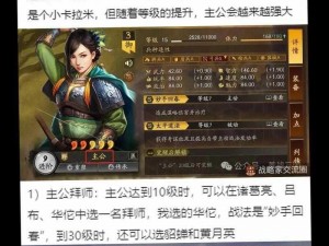 三国志战棋版橙武将1橙4紫最佳选择攻略：提升战力的必读攻略秘籍