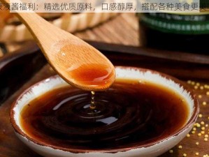 液液酱福利：精选优质原料，口感醇厚，搭配各种美食更美味