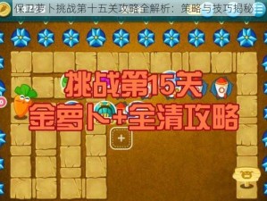 保卫萝卜挑战第十五关攻略全解析：策略与技巧揭秘