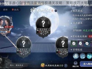 天刀手游心剑战境沈孤鸿终极通关攻略：策略技巧大揭秘