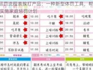 1 天惩罚流程表挨打产品：一种新型体罚工具，帮助你轻松实施家庭惩罚计划