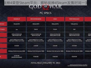 战神4荣登Steam平台：揭秘战神4Steam发售时间一览