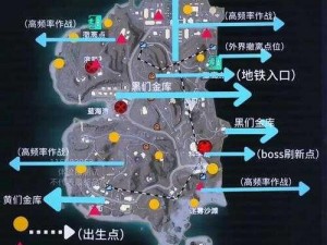 全军集结，决战沙漠地图罪城资源点——罪城跳伞位置攻略指南