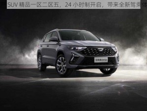 国产 SUV 精品一区二区五，24 小时制开启，带来全新驾乘体验