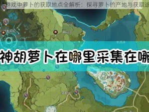 原神游戏中萝卜的获取地点全解析：探寻萝卜的产地与获取途径