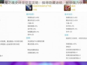 DNF手游炎魔之魂史诗宠获取攻略：探寻隐藏途径，解锁强力伙伴炎魔之魂