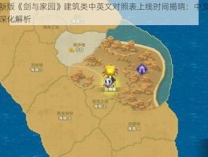 安卓新版《剑与家园》建筑类中英文对照表上线时间揭晓：中文对照功能深化解析