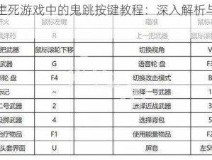 关于生死游戏中的鬼跳按键教程：深入解析与实战应用