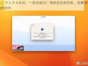 国产卡二卡 3 卡 4 乱码：一款由国内厂商研发的高性能、高兼容性的多媒体播放软件