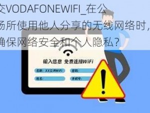 孩交VODAFONEWIFI_在公共场所使用他人分享的无线网络时，如何确保网络安全和个人隐私？