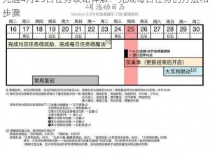 光遇4月25日任务攻略详解：完成每日任务的方法和步骤