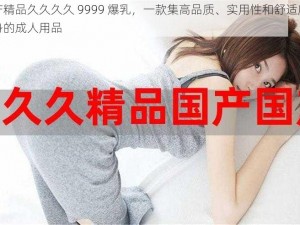 国产精品久久久久 9999 爆乳，一款集高品质、实用性和舒适度于一身的成人用品