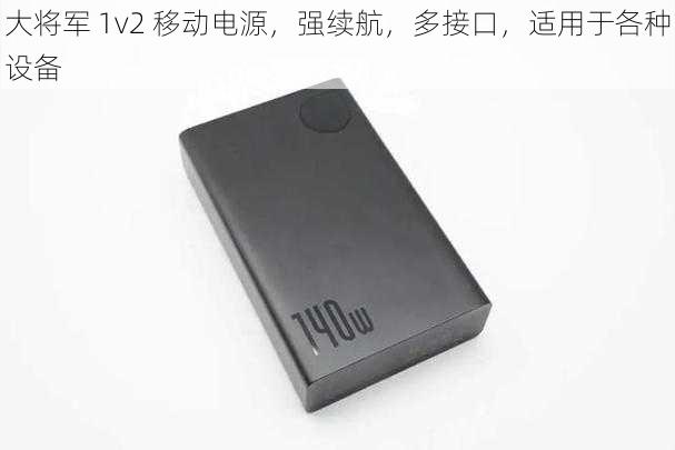 大将军 1v2 移动电源，强续航，多接口，适用于各种设备