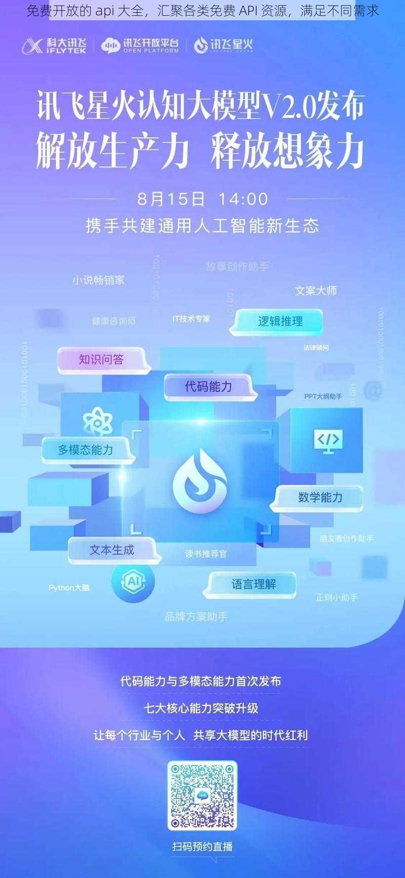 免费开放的 api 大全，汇聚各类免费 API 资源，满足不同需求