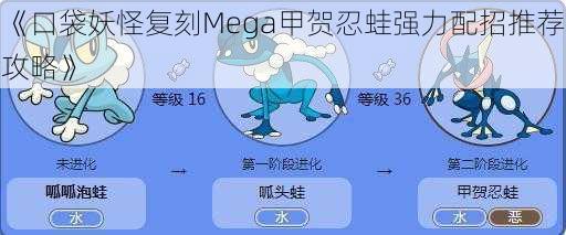 《口袋妖怪复刻Mega甲贺忍蛙强力配招推荐攻略》