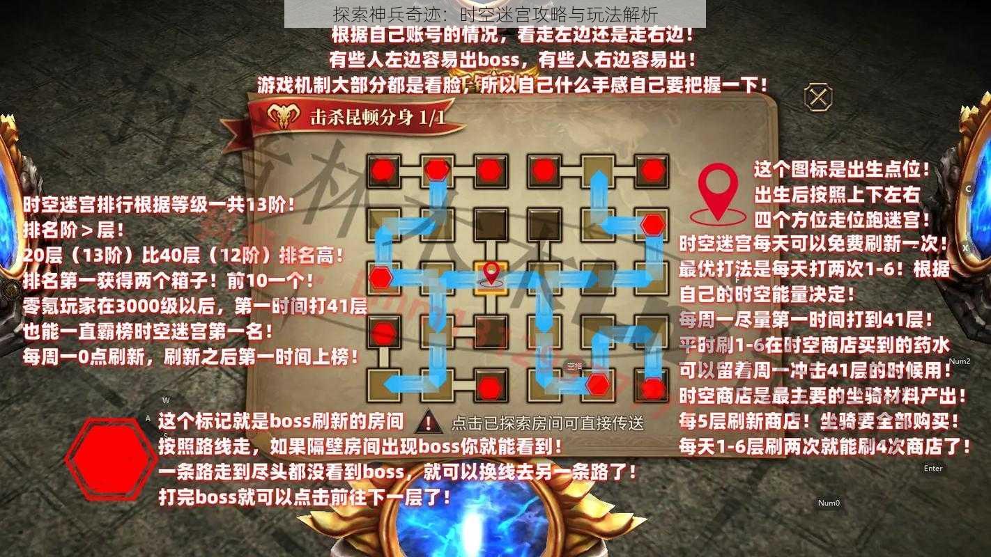 探索神兵奇迹：时空迷宫攻略与玩法解析