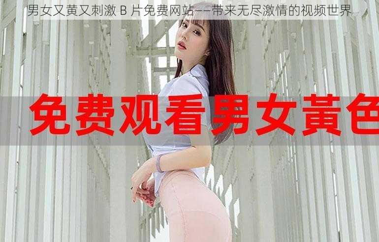 男女又黄又刺激 B 片免费网站——带来无尽激情的视频世界