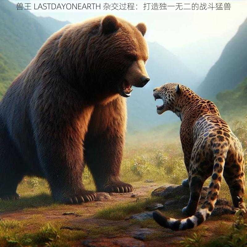 兽王 LASTDAYONEARTH 杂交过程：打造独一无二的战斗猛兽