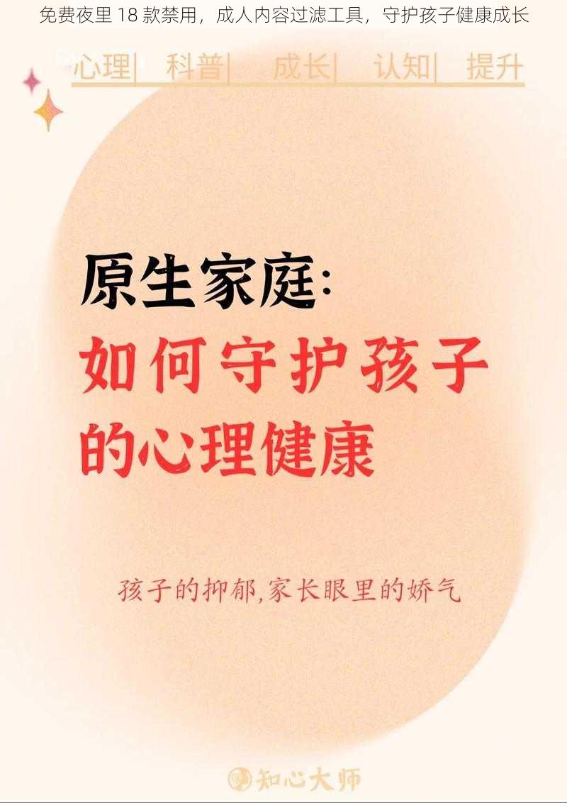 免费夜里 18 款禁用，成人内容过滤工具，守护孩子健康成长