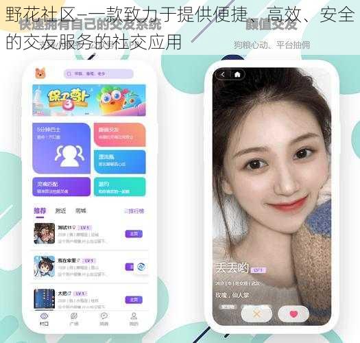 野花社区—一款致力于提供便捷、高效、安全的交友服务的社交应用