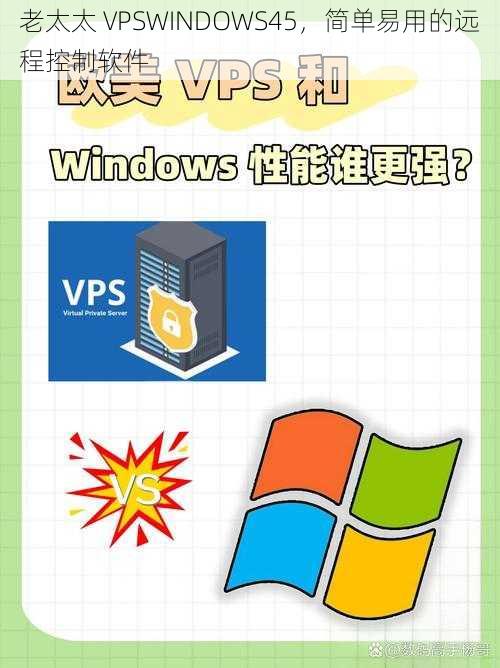 老太太 VPSWINDOWS45，简单易用的远程控制软件