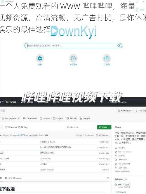 一个人免费观看的 WWW 哔哩哔哩，海量视频资源，高清流畅，无广告打扰，是你休闲娱乐的最佳选择