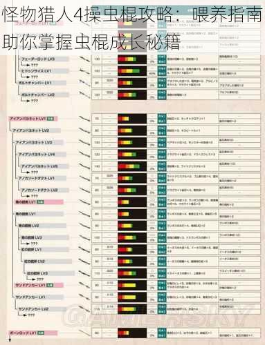 怪物猎人4操虫棍攻略：喂养指南助你掌握虫棍成长秘籍