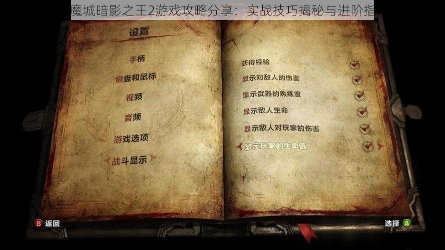 恶魔城暗影之王2游戏攻略分享：实战技巧揭秘与进阶指南