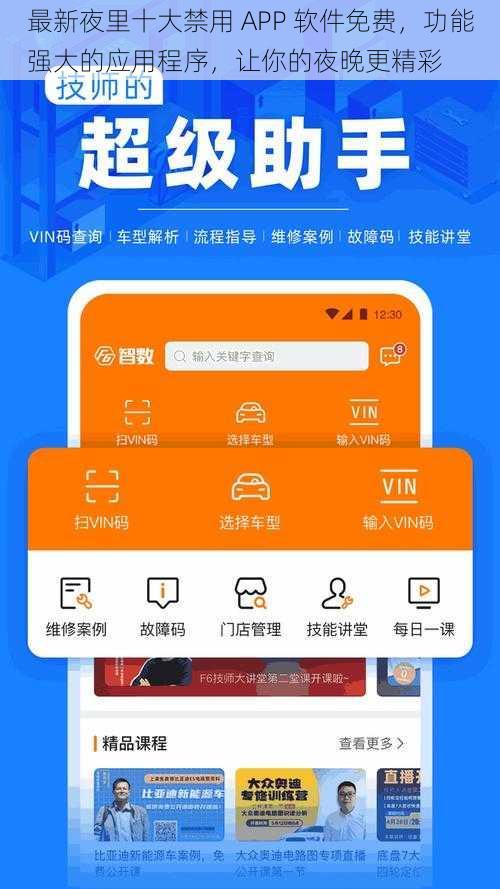 最新夜里十大禁用 APP 软件免费，功能强大的应用程序，让你的夜晚更精彩