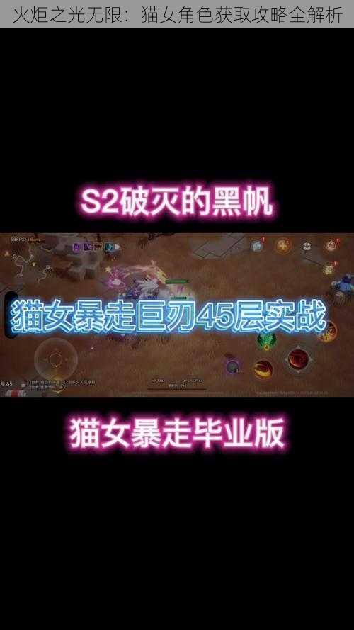 火炬之光无限：猫女角色获取攻略全解析