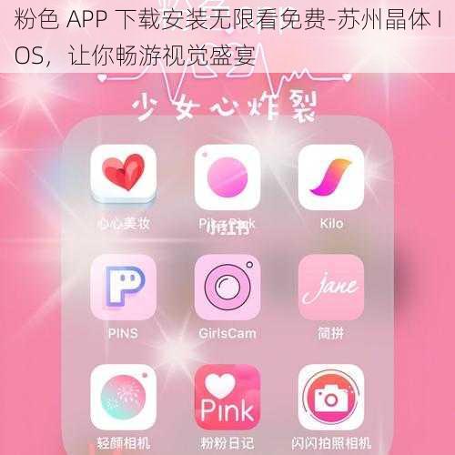 粉色 APP 下载安装无限看免费-苏州晶体 IOS，让你畅游视觉盛宴