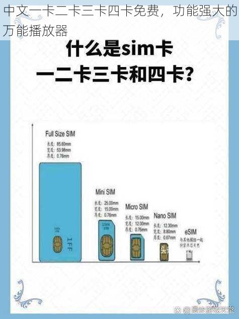 中文一卡二卡三卡四卡免费，功能强大的万能播放器