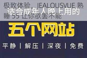 极致体验，JEALOUSVUE 熟睡 55 让你欲罢不能