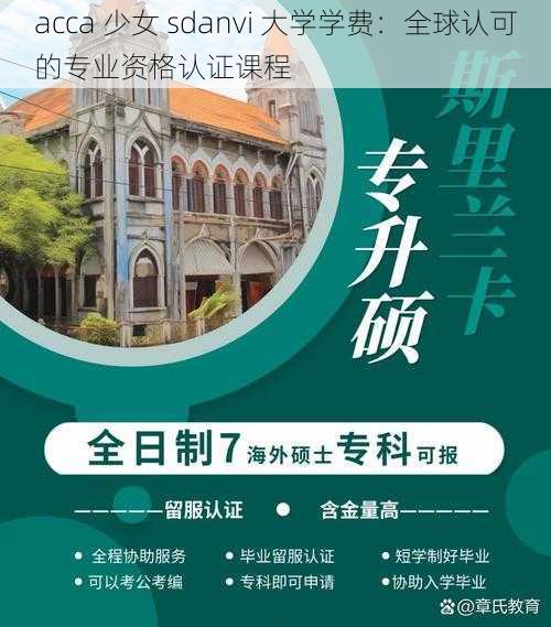 acca 少女 sdanvi 大学学费：全球认可的专业资格认证课程