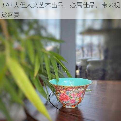 370 大但人文艺术出品，必属佳品，带来视觉盛宴