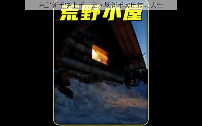 荒野新手快上手：无人烟新手实用技巧大全