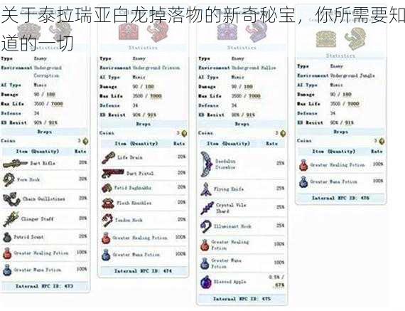 关于泰拉瑞亚白龙掉落物的新奇秘宝，你所需要知道的一切