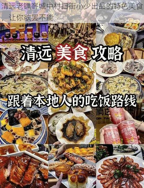 清远老镖客城中村扫街小少出品的特色美食，让你欲罢不能