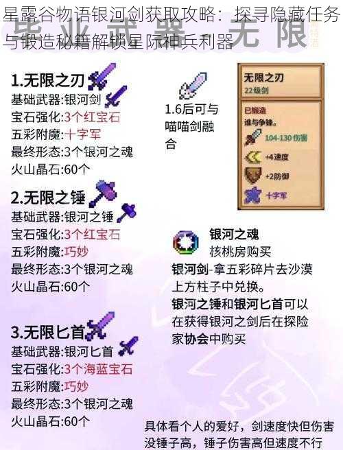 星露谷物语银河剑获取攻略：探寻隐藏任务与锻造秘籍解锁星际神兵利器