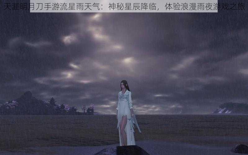 天涯明月刀手游流星雨天气：神秘星辰降临，体验浪漫雨夜游戏之旅