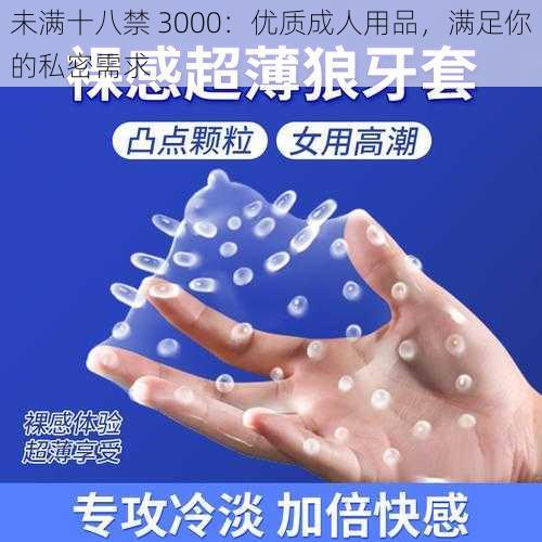 未满十八禁 3000：优质成人用品，满足你的私密需求