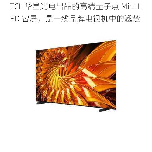 TCL 华星光电出品的高端量子点 Mini LED 智屏，是一线品牌电视机中的翘楚