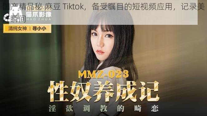 国产精品秘 麻豆 Tiktok，备受瞩目的短视频应用，记录美好瞬间