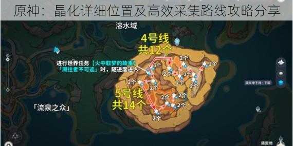 原神：晶化详细位置及高效采集路线攻略分享