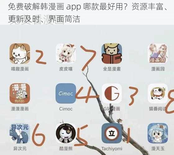 免费破解韩漫画 app 哪款最好用？资源丰富、更新及时、界面简洁