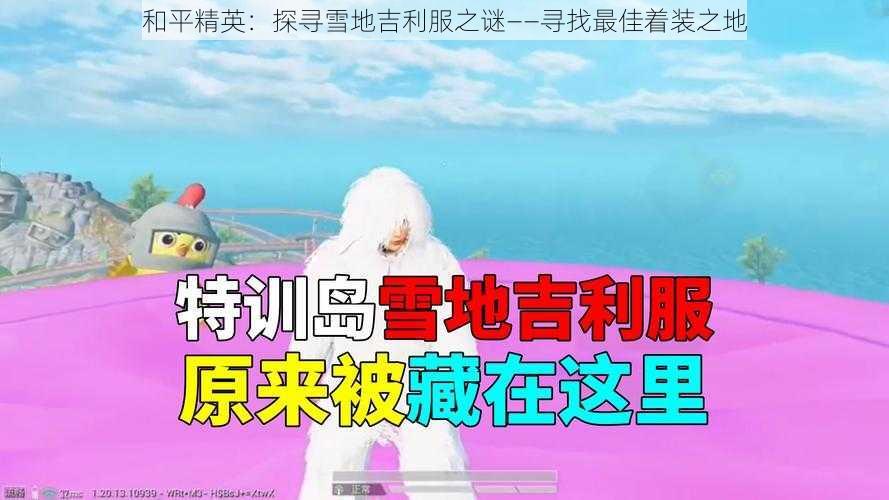 和平精英：探寻雪地吉利服之谜——寻找最佳着装之地