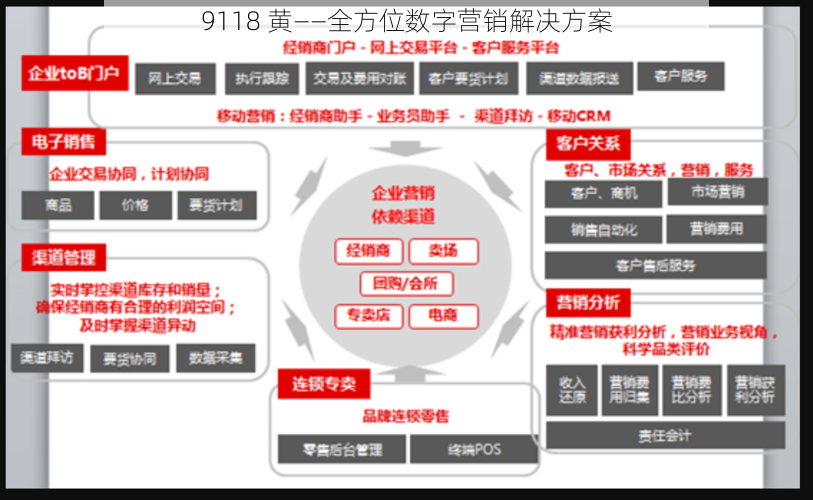 9118 黄——全方位数字营销解决方案