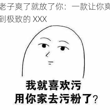 老子爽了就放了你：一款让你爽到极致的 XXX