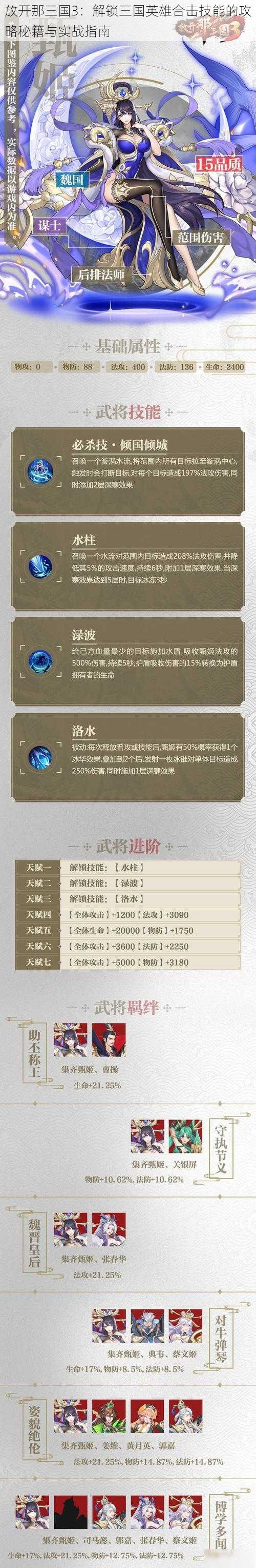 放开那三国3：解锁三国英雄合击技能的攻略秘籍与实战指南