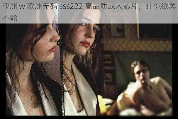 亚洲 w 欧洲无码 sss222 高品质成人影片，让你欲罢不能